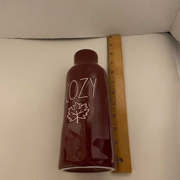 Rae Dunn COZY 9" ceramic vase - Picture 4 of 4